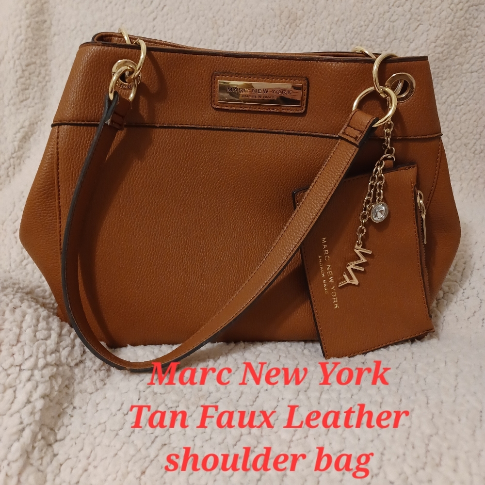 Marc New York Faux Leather Shoulder Bag